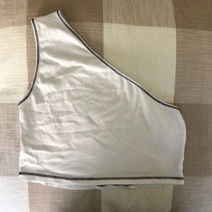 One Shoulder Crop Top